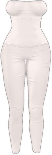 Kaithleen's Sheeron Bodysuit - White
