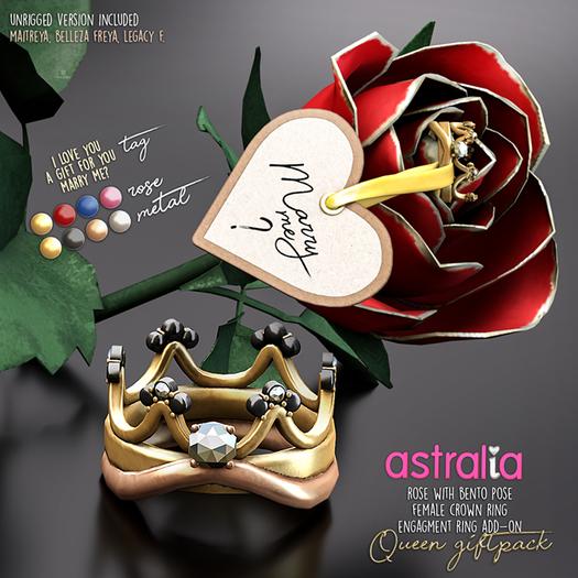 Astralia - King&Queen Rings (Female Gift Pack)