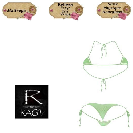 RAGZ - MICRO BIKINI MINT(Add)