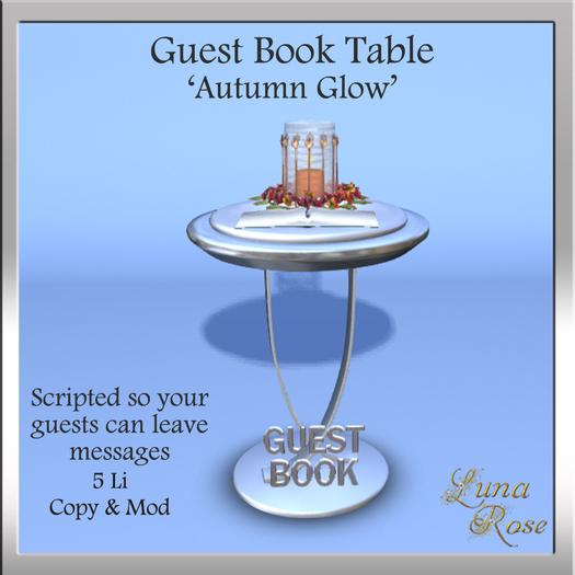 Guest Book Summer Glow