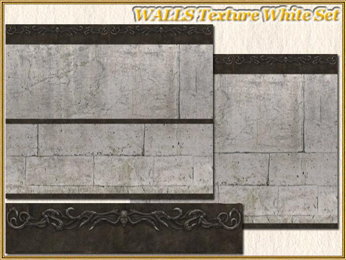 WALLS Texture White Set ( Full perm )