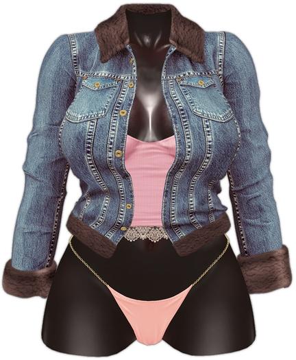 Kaithleen's Winter Denim Jacket - Washed