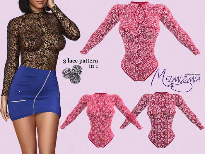 Melanzana - Janelle Bodysuit (Red)