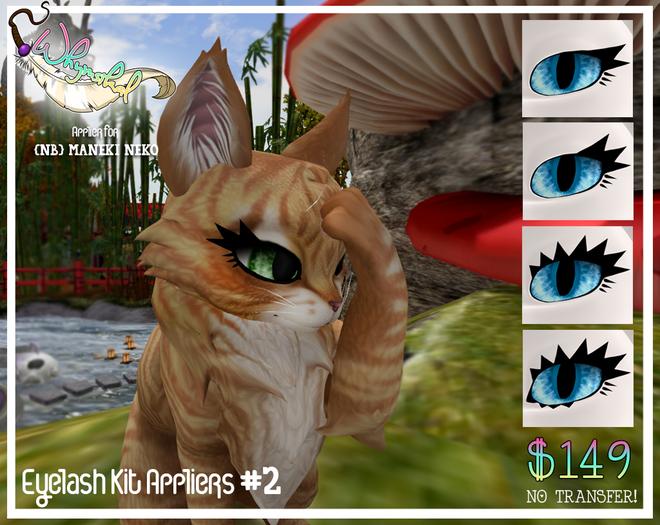 ::Whymsikal:: Maneki Neko - Eyelashes Pack #2