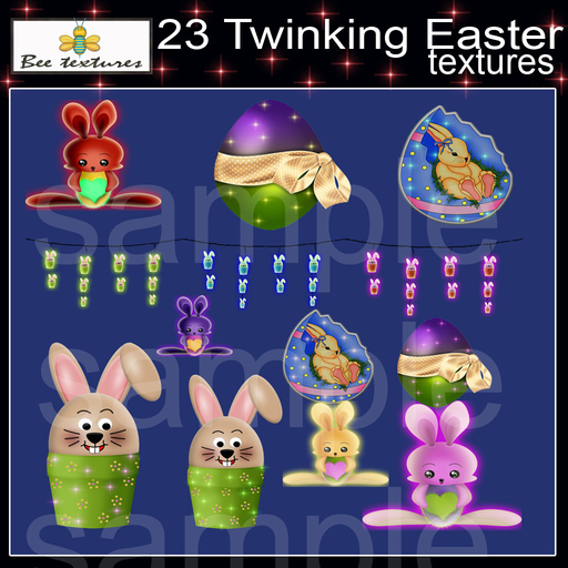 23 twinkling easter textures