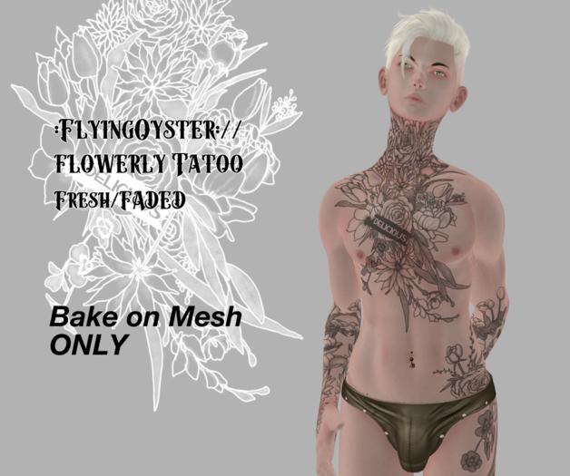 :FlyingOyster:// flowerly Tattoo BoM (add