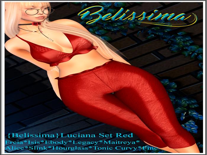 {Belissima} Luciana Set Red