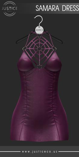 [JUSTICE] SAMARA DRESS - BERRY