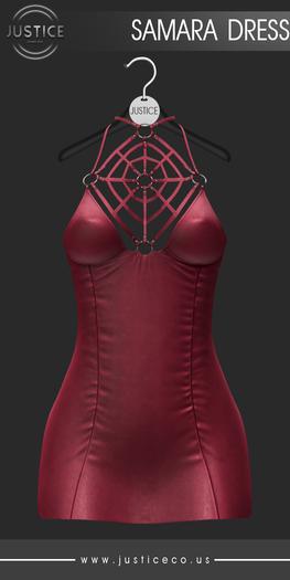 [JUSTICE] SAMARA DRESS - CHERRY