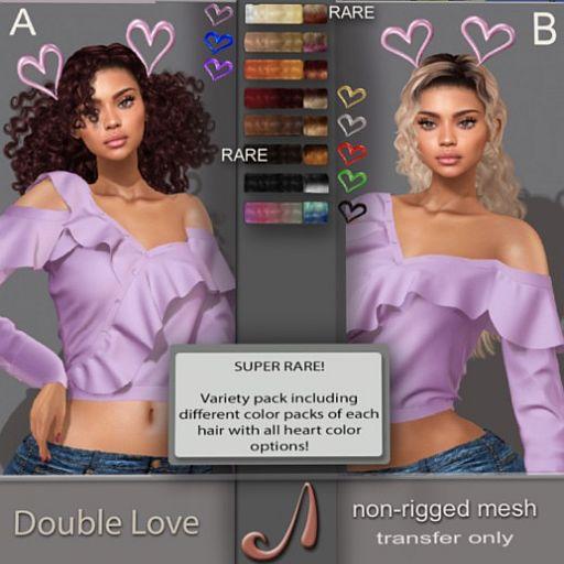 AD - Double Love B - dark browns - RARE