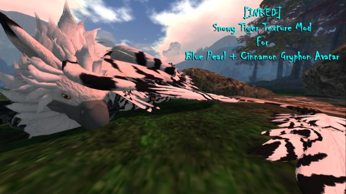[INKED] Blue Pearl + Cinnamon Gryphon Snowy Tiger Texture Mod