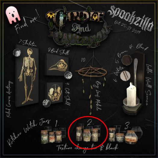 {C&C} Kitchen Witch Jars - B **ADD ME**