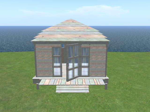 Coloured Hut Building Pack  - FULL PERM