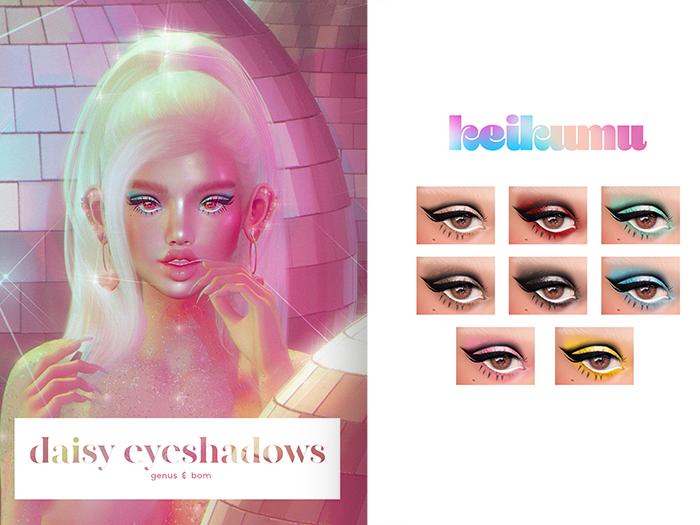 keikumu - daisy eyeshadows