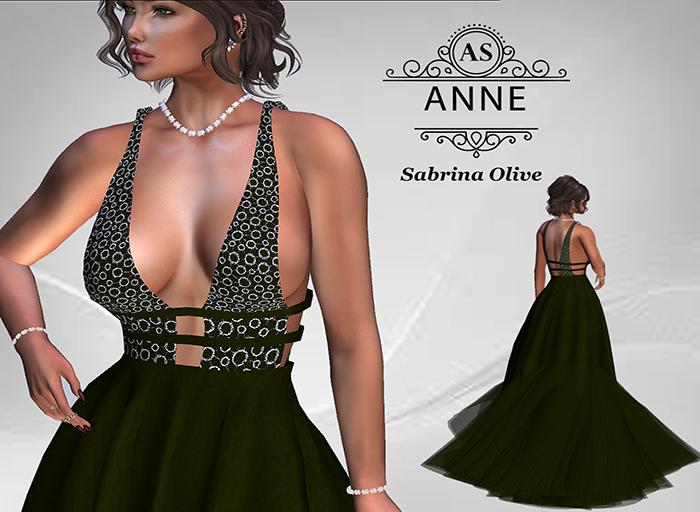 !AS! SABRINA GOWN OLIVE