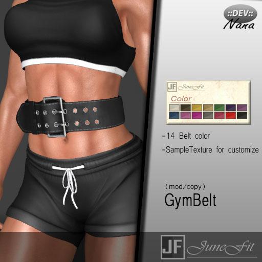 [JuneFit] FitnessNana_GymBelt