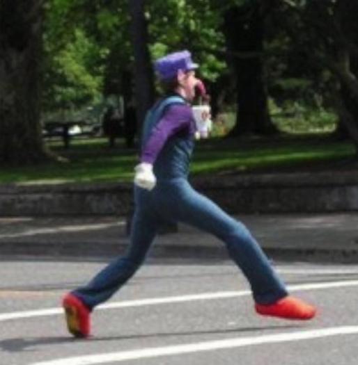 "Makin' my WAH downtown" gesture