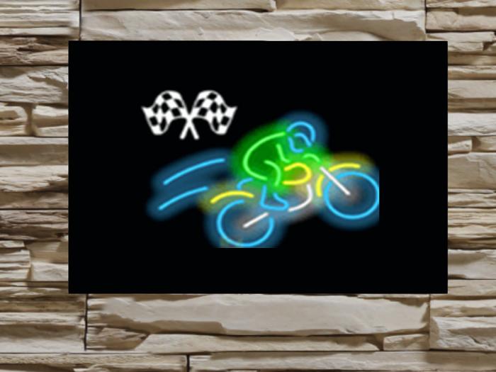 Neon Bike-Sign-4-Wheely