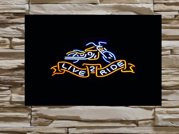 Neon Bike-Sign-2-Live 2 Ride
