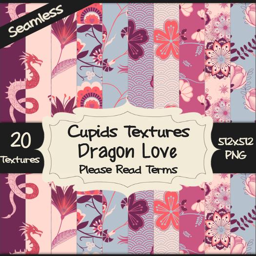 *Cupids Textures * 20 DRAGON LOVE