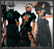 KL NEITH GREEN GOTHIC WOMEN WITH BOOTS