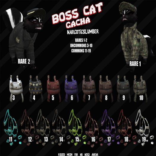 {NS} 13 COMMON CAMO -BODY HARNESS- BOSS CAT GACHA