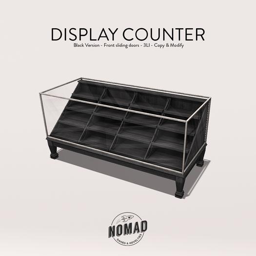 NOMAD // DISPLAY COUNTER // BLACK