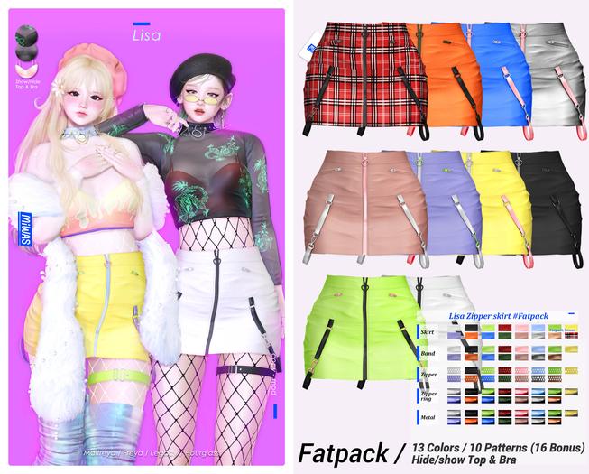MIWAS / Lisa Zipper skirt #FATPACK