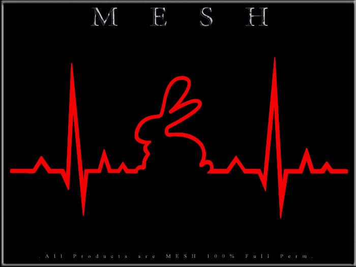 Rabbit heartbeat - Micro and Regular Mesh - Full Perm