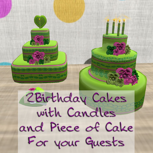 [][] CAKES BDAY APPLE/LIME (BOXED)