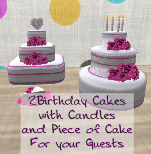 [][] CAKES BDAY WHITE/PINK (BOXED)