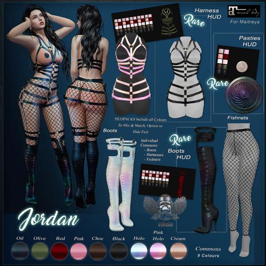 [The Forge] Jordan  Harness, Red