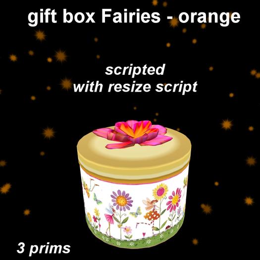 gift box Fairies - orange (with resize script)