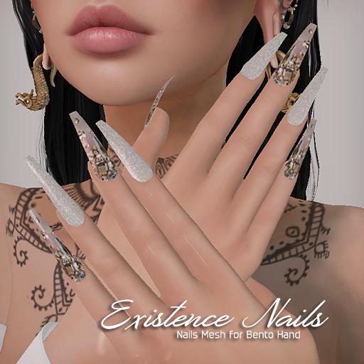 .E. Existence Coffin Nails Mesh l Bento Hands