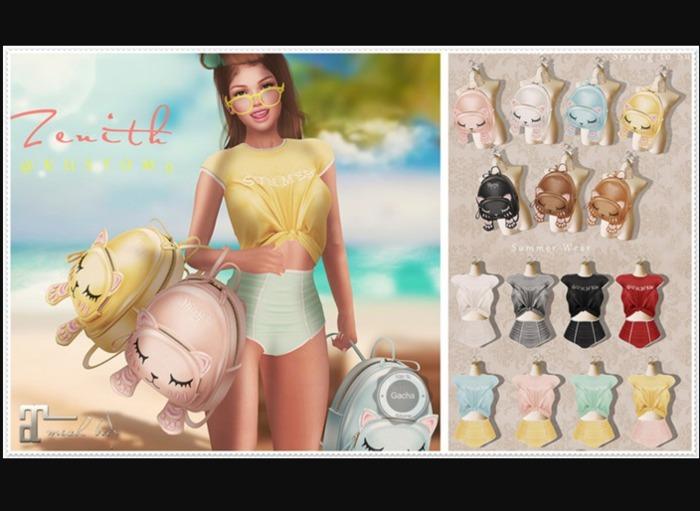 =Zenith=Meow Backpack (Lemon)