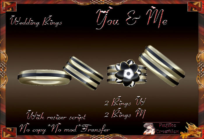 Wedding rings You & Me