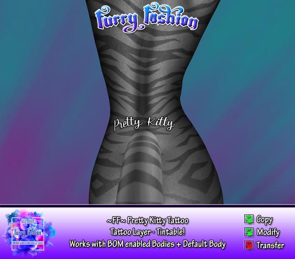 ~FF~ Pretty Kitty Tattoo Unpacker HUD