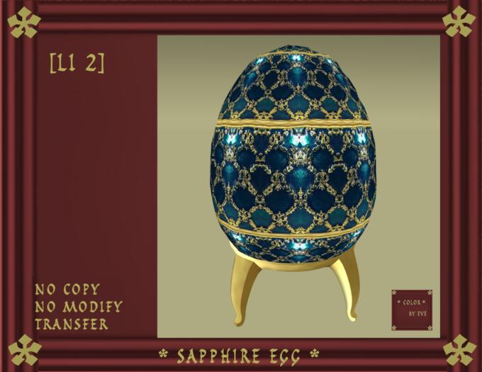 [Color by Eve] Sapphire Egg - Box