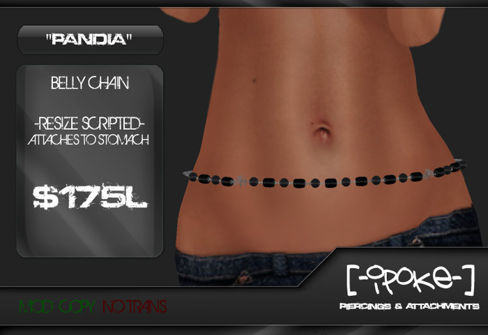 [-iPoke-] Pandia Belly Chain