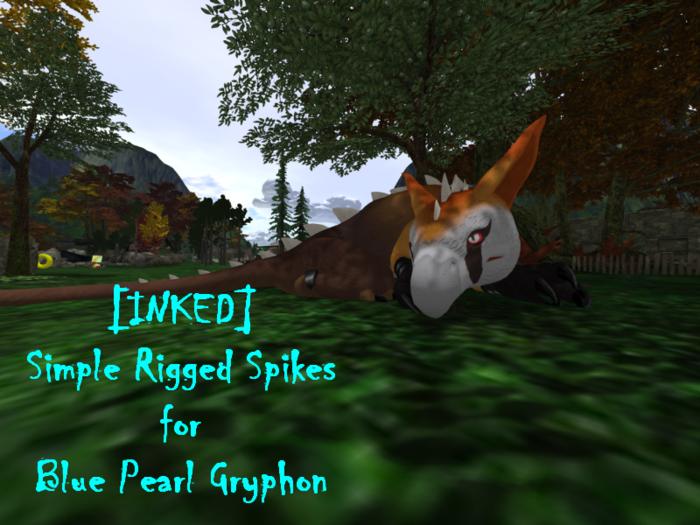 [INKED] Blue Pearl Gryphon Simple Spikes