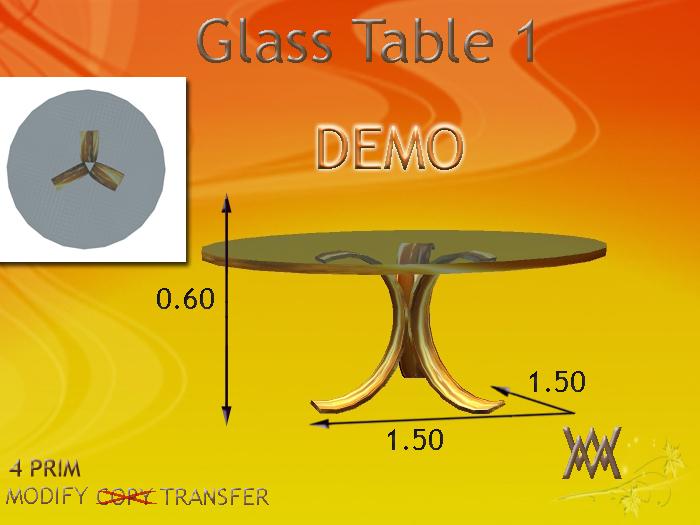Table Glass 1 by Wild Motley DEMO