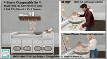 *CC* TD Baby/Bebe Organic Bunny ChangeTable  [boxed]