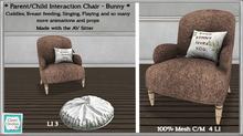 *CC* Bunny Parent/Child Chair [boxed]