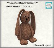 *CC* Crochet Bunny Decor  [boxed]
