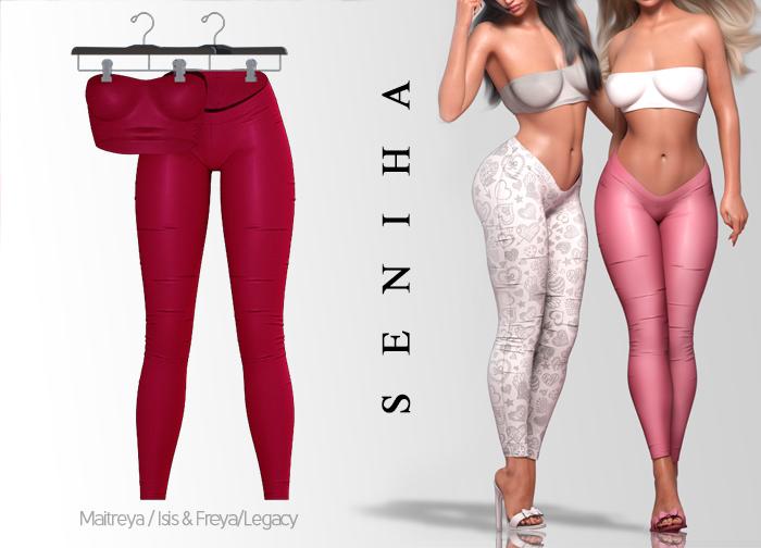 Seniha. Alexandra Set // Dark Pink