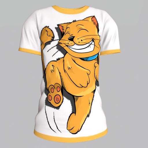 Looking Good T-Shirt Cat white for tweenster body