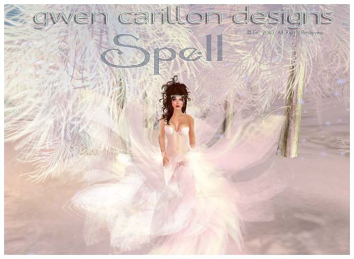 GCD - Spell Gown (White) and Crystal Crown