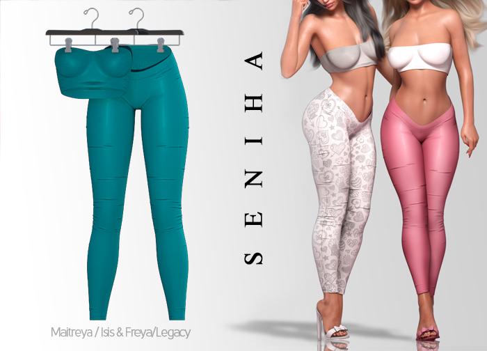 Seniha. Alexandra Set // Aqua