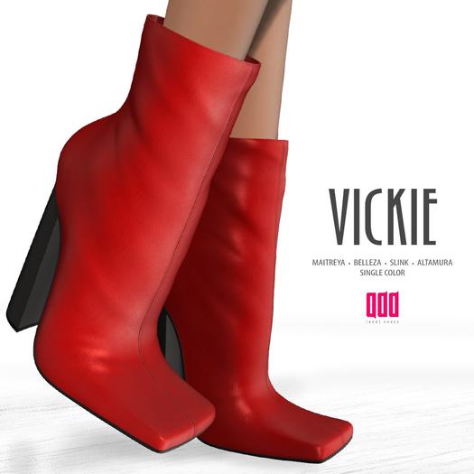 [ADD] Vickie - Boots - Red