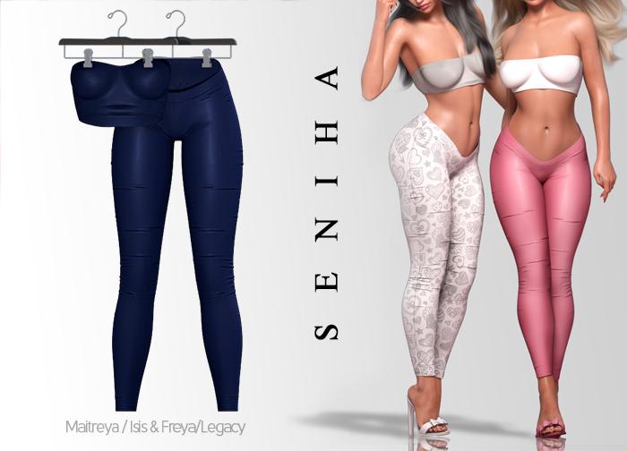 Seniha. Alexandra Set // Dark Blue